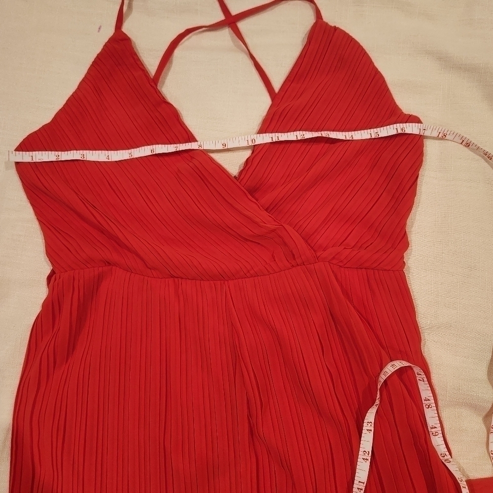 Beyond words wide legged jumpsuit women's size small - Picture 4 of 10